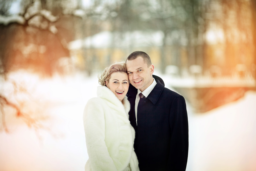 Свадебная фотография в зимний период