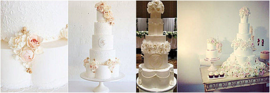 Свадебный торт - модные тренды 2018 Багеты и золоченные рамки на свадебном торте