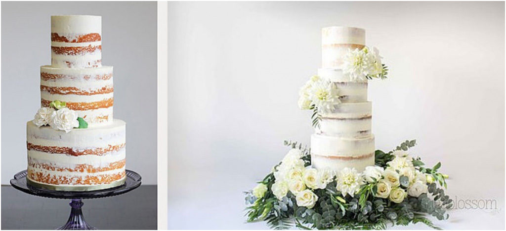 Свадебный торт - модные тренды 2018 Полуголые свадебные торты